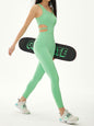 LGC Cutout Asymmetrical Neck Active Jumpsuit - Le Grand Chevalier Le Grand Chevalier Gum Leaf / S Trendsi Activewear