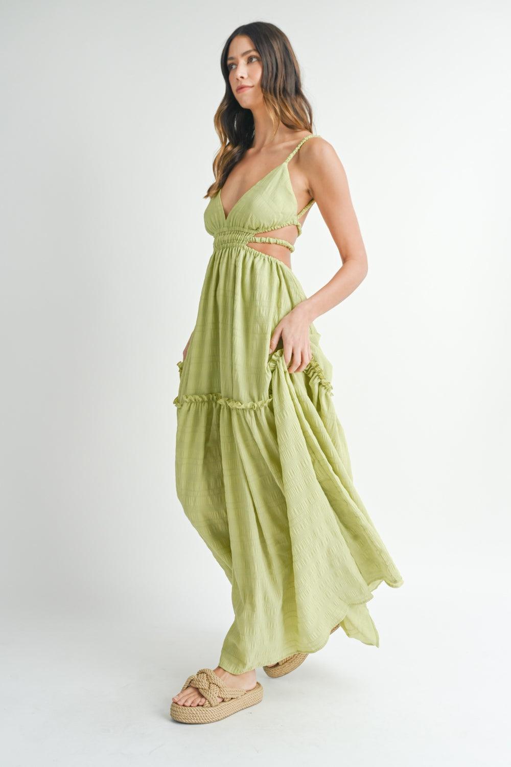 LGC Cutout Waist Backless Maxi Dress - Le Grand Chevalier