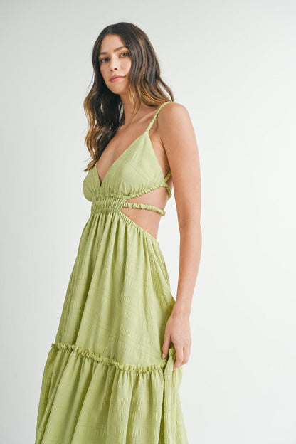 LGC Cutout Waist Backless Maxi Dress - Le Grand Chevalier