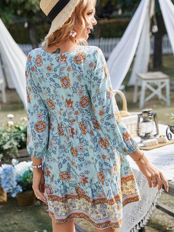 LGC Holiday Flower Dress - Le Grand Chevalier Le Grand Chevalier kakaclo Dress