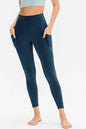 LGC Slim Fit Leggings For Women with Pockets - Le Grand Chevalier Le Grand Chevalier Deep Teal / S Trendsi Leggings