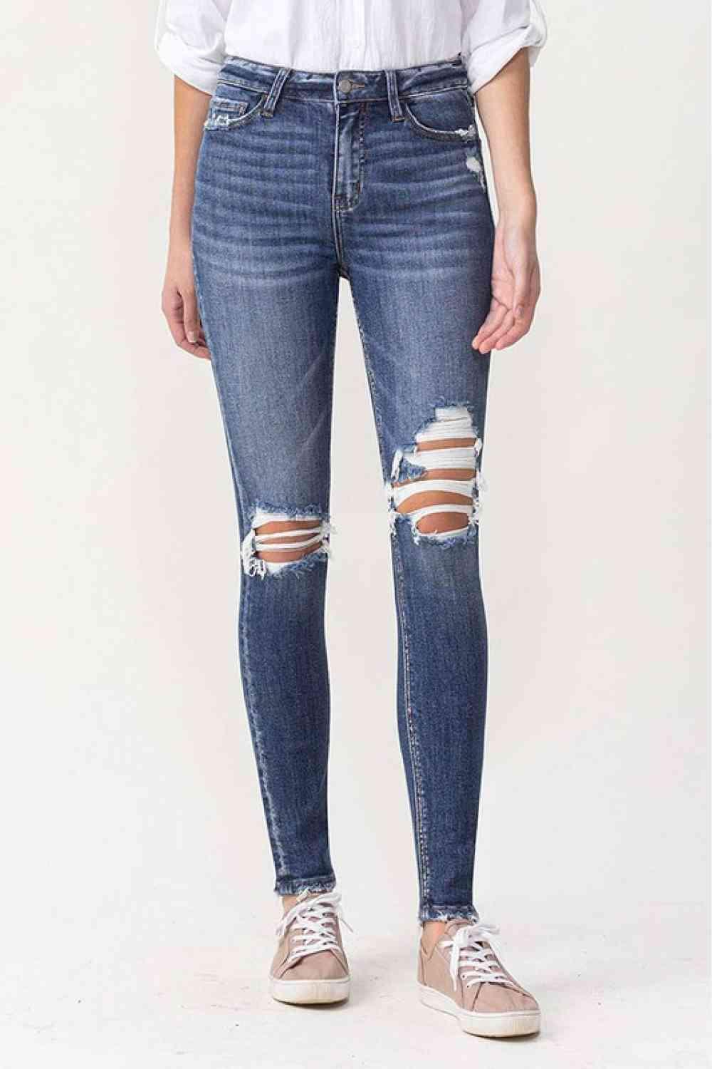 Lovervet Hayden Full Size High Rise Skinny - Le Grand Chevalier Le Grand Chevalier Medium / 24 Trendsi Denim