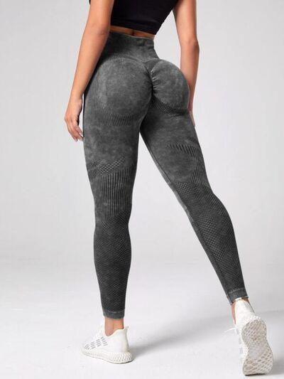 LGC High Waist Active Pants - Le Grand Chevalier Le Grand Chevalier Charcoal / S Trendsi Activewear